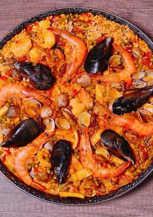 Una foto de Paella mixta