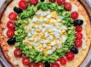 Una foto de aguacate topping