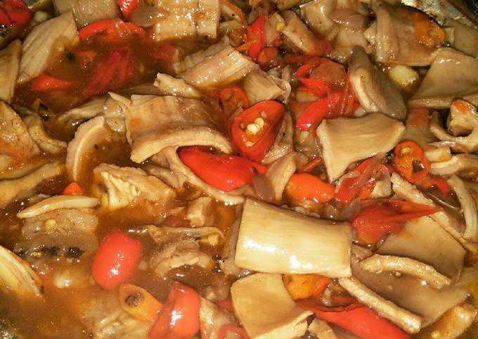 Resep Oseng mercon babat sapi Anti Gagal