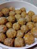 Mini croquetas de arroz al horno