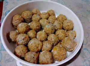 Una foto de Mini croquetas de arroz al horno