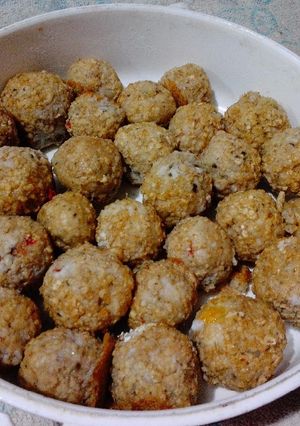 Una foto de Mini croquetas de arroz al horno