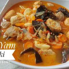 A picture of Tom Yam Suki (Steamboat Kuah Tom Yam).
