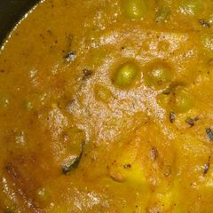 Aloo matar A picture of Aloo matar.