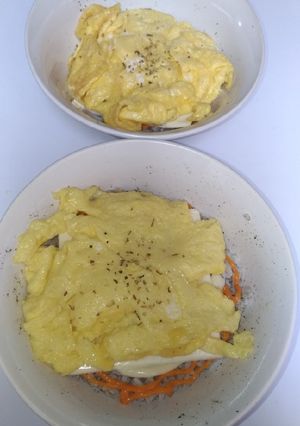 Foto resep Omu Egg Rice