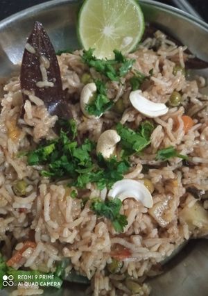 વેજીટેબલ બિરયાની (Vegetable Biryani Recipe In Gujarati) રેસીપી મુખ્ય ફોટો