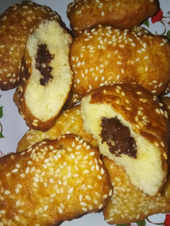 Foto resep Roti Bantal Wijen Goreng