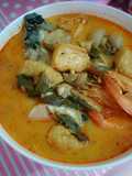 kari laksa kepala ikan dan udang