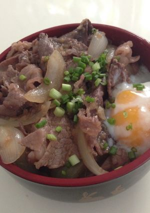 รูปของ Gyudon ข้าวหน้าเนื้อ