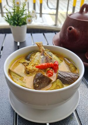 Foto resep 🐟 Gulai Ikan Bawal Kuah Santan + Terong 🍆 Anti Amis