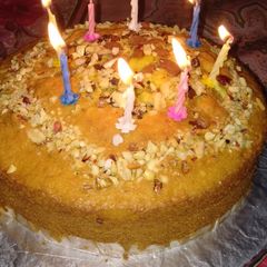 A picture of Dry fruit cake.