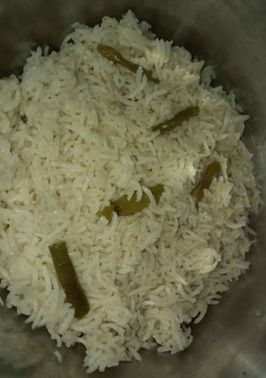 A picture of Yummy cooked rice.