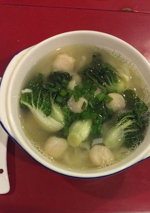 A picture of Fishball Noodles (Ipoh Style).