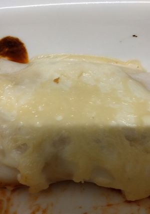Una foto de Canelones de atún y huevo