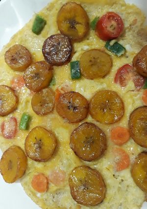A picture of Plantain fritata.