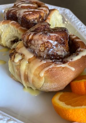 Φωτογραφία της συνταγής Cinnamon Rolls με πορτοκάλι _ ρολά κανέλας