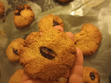 Galletitas de salvado de avena y harina de almendras