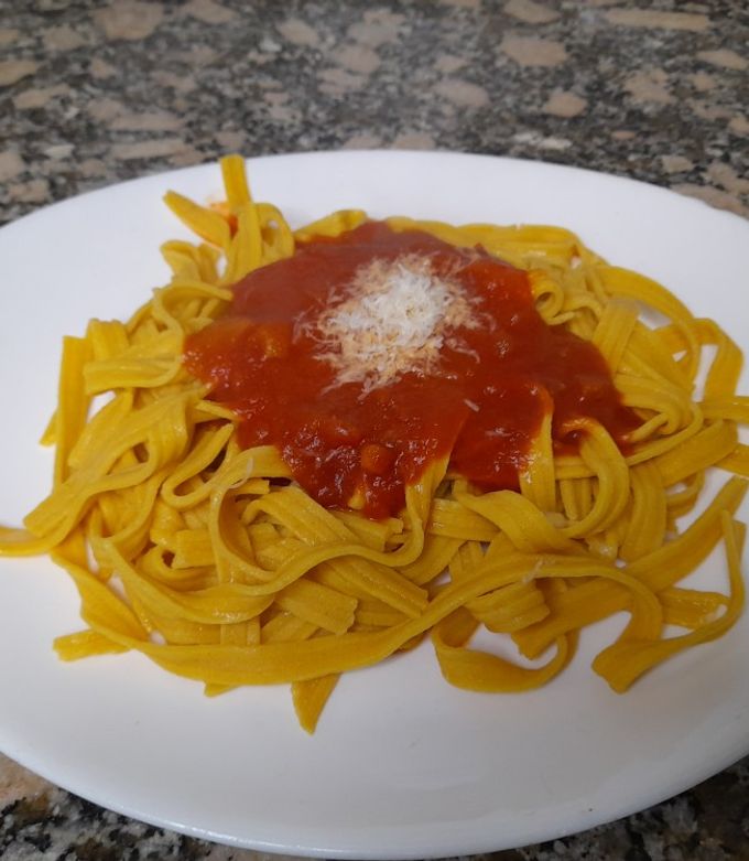 Una foto de Fideos de garbanzos