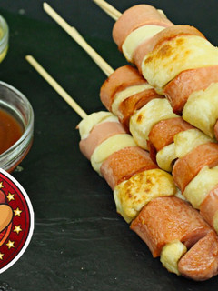 Una foto de Como hacer perrito caliente sin pan | HotDog Tornado