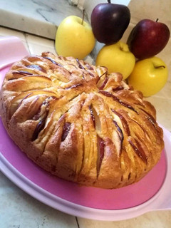Foto di Torta di mele con farina integrale