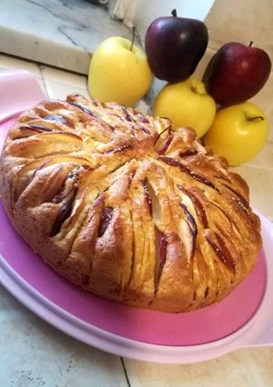 Foto di Torta di mele con farina integrale