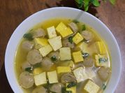 Gambar sup tahu kuning
