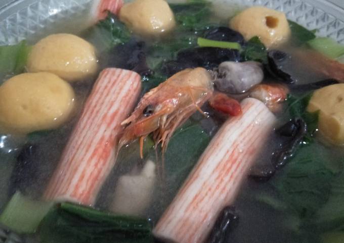 Home made sukiyaki steamboat