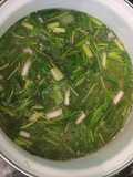 Canh thịt băm nấu chanh trà