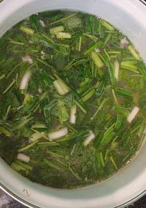 Hình của món Canh thịt băm nấu chanh trà.