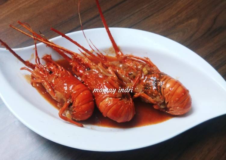 Bahan memasak Lobster Asam Manis Anti Gagal