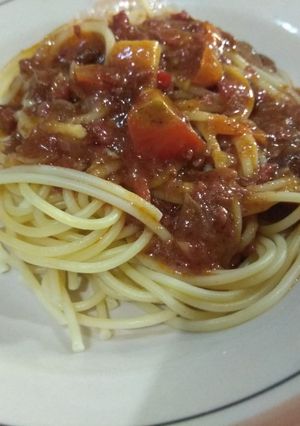 Foto resep Spaghetti bolognese simple