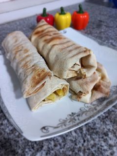 عکسی از دستور شاورما مرغ