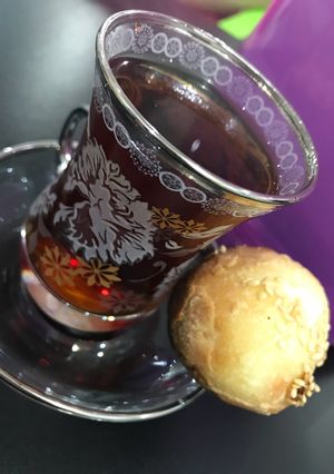 صورة لوصفة فطاير وشاي زعفران على طريقتي 🙈