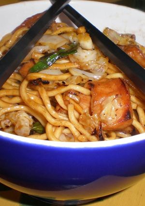 Una foto de Lo mein