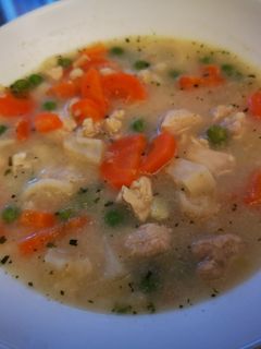 Tárkonyos csirkeraguleves recept fotója