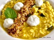 Una foto di risotto alici