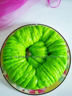 Foto resep Wool Roll Bread Pandan Kukus