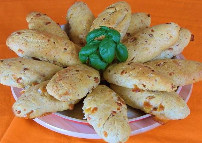 Delicious Bread Rolls with Kasseri Cheese & Wiener Sausages