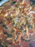 Rajas con pollo