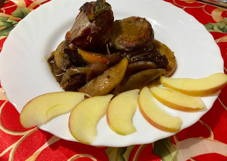 Simple Way to Prepare Veloce Filetto prugne e mele