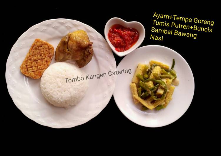 Langkah Mudah untuk memasak Tumis Putren (jagung muda) dan Buncis yang Lezat