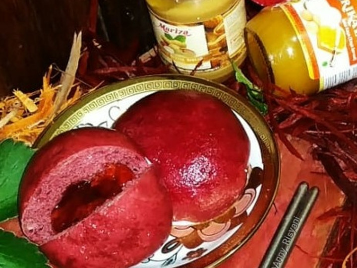 Resep Bakpao Sobek Red velvet Enak