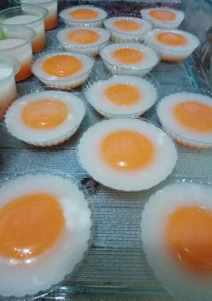 Foto resep Puding Ceplok Telor