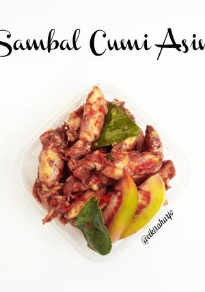 Foto resep Sambal Cumi Asin (Super Pedes)