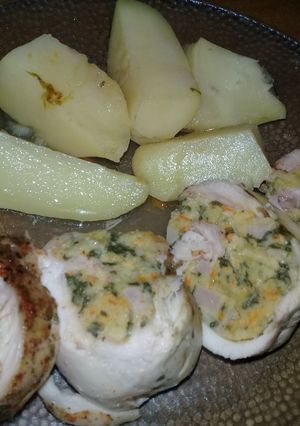 Una foto de Matambre de pollo económico