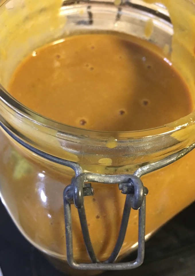 Una foto de Crema Dulce de Habichuelas, Coco y Cúrcuma