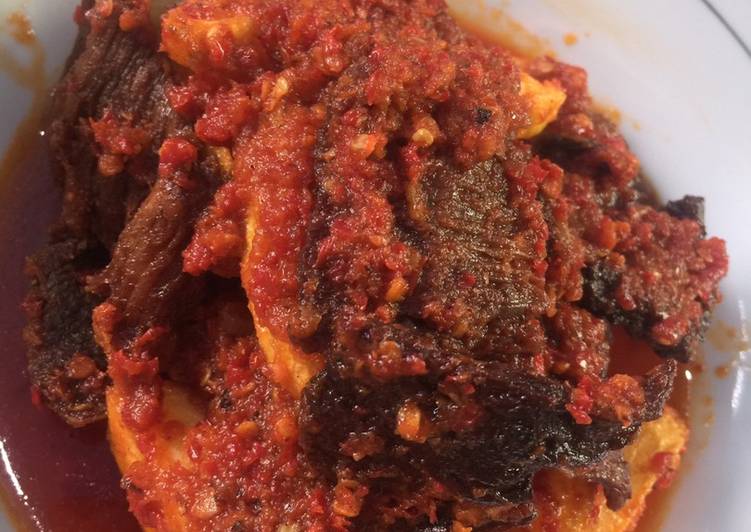 Cara membuat Dendeng Kering Balado yang nikmat Untuk Jualan