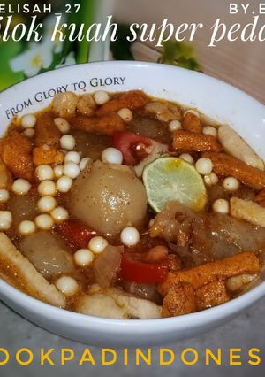 Foto resep Cilok kuah super pedas