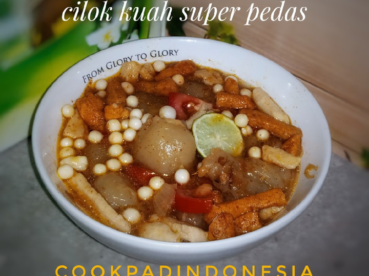 Wajib coba! Bagaimana cara memasak Cilok kuah super pedas yang enak