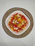 Ensalada de legumbres multicolor